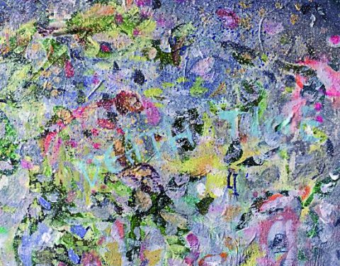 〈Words on canvas〉